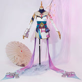 League of Legends The Starchild Soraka Cosplay Costume Game Skin Spirit Blossom Dress Suit